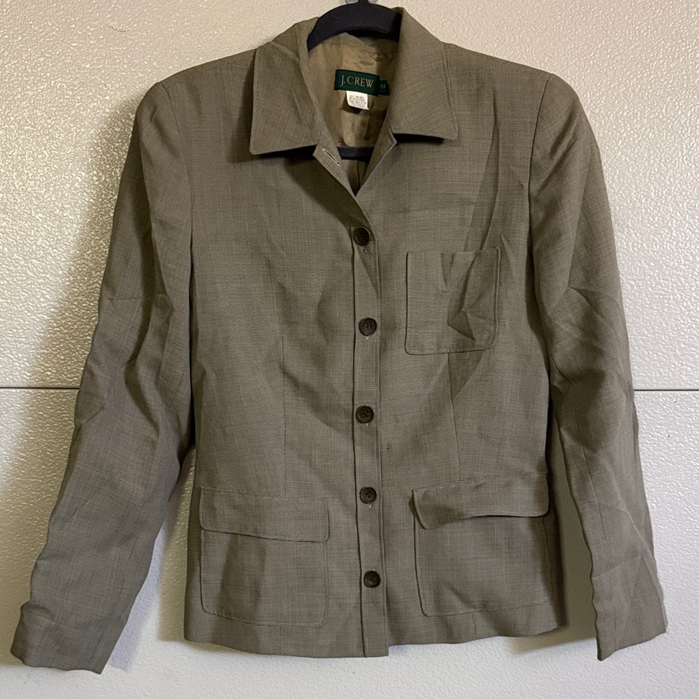 J. Crew Women's Olive Blazer